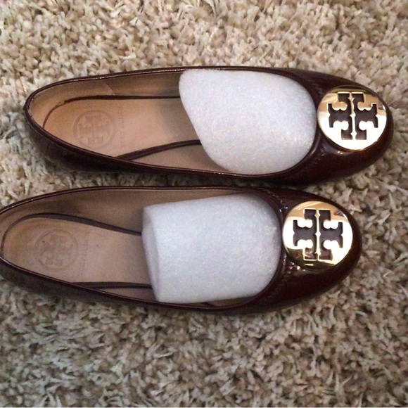 Tory Burch Shoes - Tory Burch Burgundy Flats Size 8M